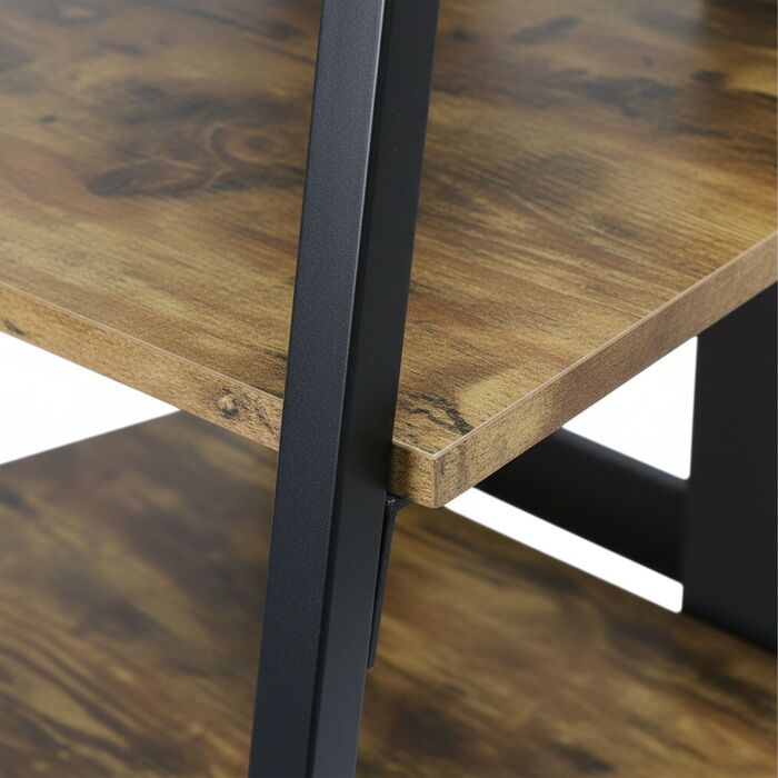 Стеллаж Relaxdays для Hi-Fi апаратури з 4 полицями