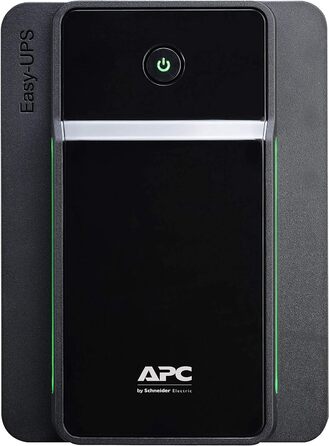 ДБЖ APC by Schneider Electric Easy UPS - BVX700LI-GR - джерело безперебійного живлення 700 ВА з виходами Schuko, запобіжник акумулятора та захист від перенапруг, резервний акумулятор зі стабілізатором, світлодіодні індикатори (1600 ВА / 900 Вт, виходи DIN