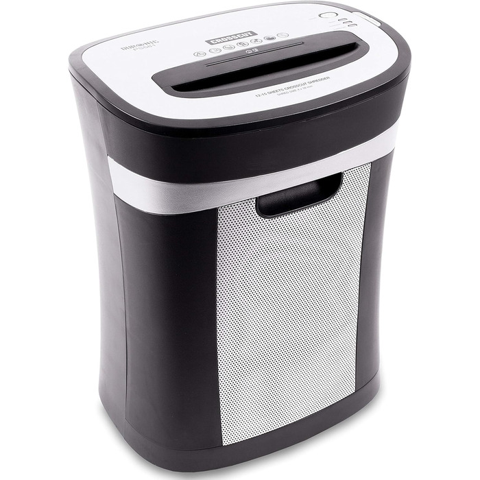 Шредер Duronic PS581: знищення документів P4, 15 аркушів, 22л, автоматичний старт/стоп