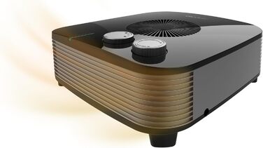 Електричний обігрівач Cecotec ReadyWarm Force, 2000W, чорний. Регульований термостат, 2 режими потужності, 3 режими роботи, зона покриття до 20м²