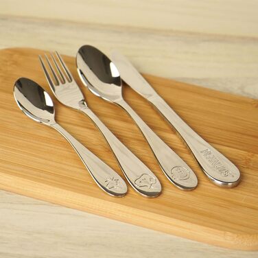 Набір дитячого посуду Kinderbesteck з гравіюванням - персоналізований посуд з іменем або датою від GEDA LABELS (Peanuts)