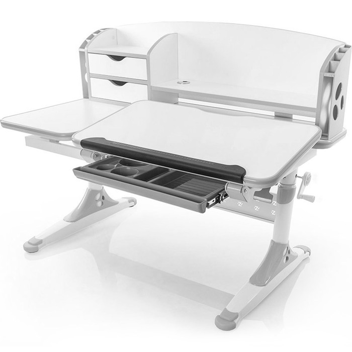 Дитячий стіл Evo-kids Aivengo (L) сірого кольору (арт. Evo-720 WG)
