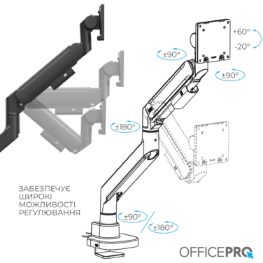 Настільне кріплення для монітора OfficePro MA851B