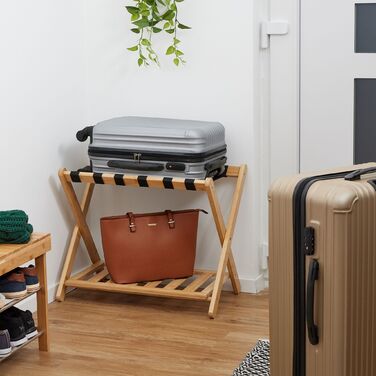 Підставка для валіз Relaxdays з бамбука