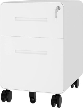 Роликовий контейнер BISLEY EasyRoll з 1 шухлядою та відділенням для документів, 500x400x500 мм (білий)