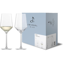 Келих для білого вина 0,4 л, набір із 2 предметів, чистий Zwiesel Glas