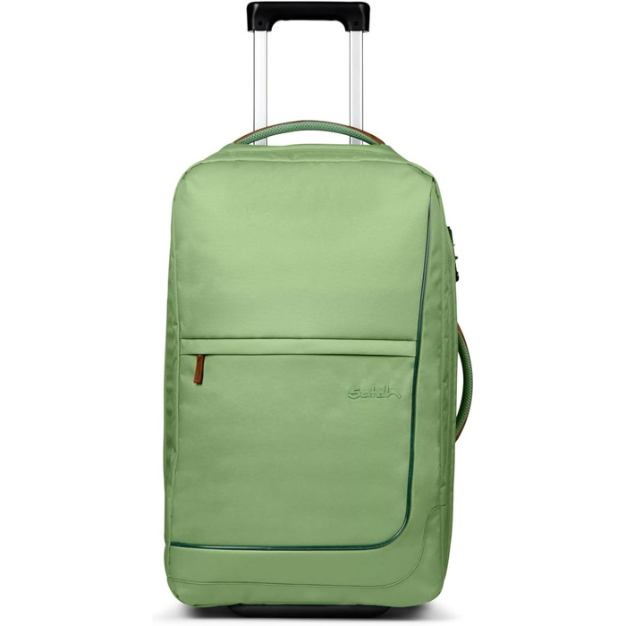 Валіза ручна поклажа 35 л 54x32x23 см або валіза велика 55 л 65x37x29 см, в т.ч. мішок для прання, багаж (Pure Jade Green - Light Green, M)