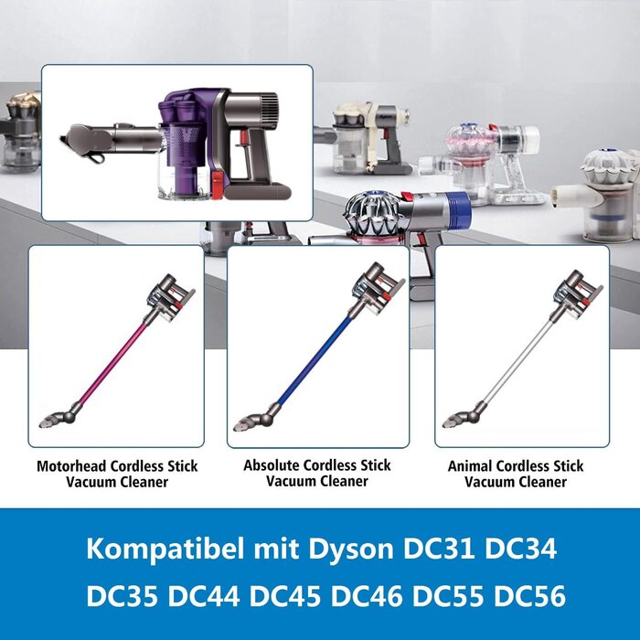 Змінна батарея DSANKE 4000 мАг для Dyson DC31/DC34 22,2 В (тип A)