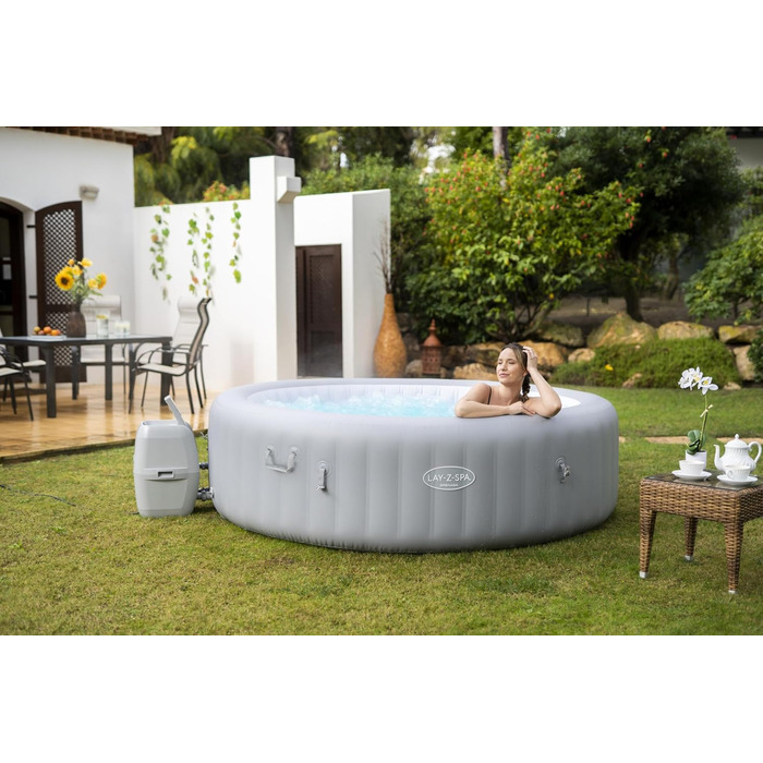 Надувний гідромасажний басейн-джакузі Bestway LAY-Z-SPA XXL WLAN Grenada AirJet, овальний, 270 x 180 x 71 см