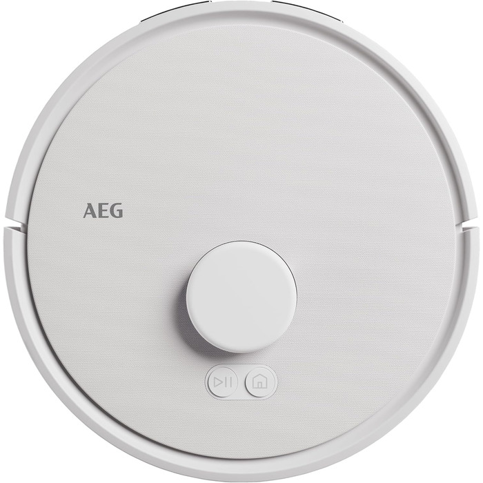 Робот-пилосос AEG AR71UW2SW з функцією миття, WiFi, LiDAR, автоматичною станцією очищення, потужність 4000 Па, 14,4 В, до 175 хв, до 140 м², бак 0,28 л, білий