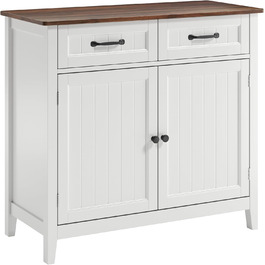 Буфет Bealife з 2 шухлядами та 2 дверцятами, кухонний буфет з робочою поверхнею, колір коричневий