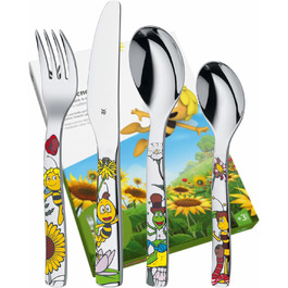 Дитячий набір столових приборів WMF Biene Maja з гравіюванням імені - 4 шт.