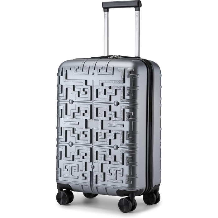 Ручна поклажа Supercase TSA PP Hard Shell 4 колеса 55x35x23см (сріблястий, 20')