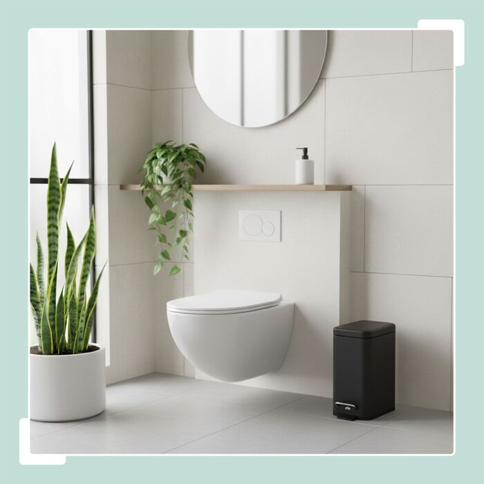 Відро для сміття Relaxdays 5 л з м'яким закриттям