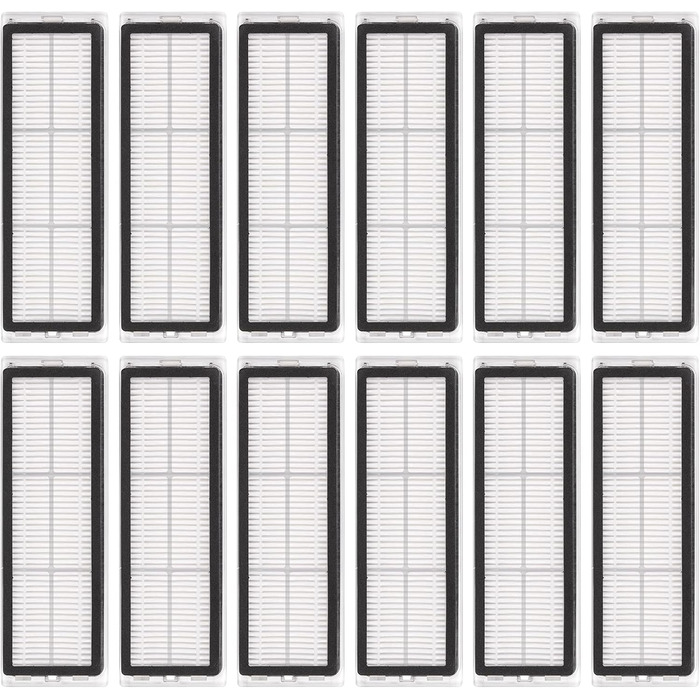 Фільтр HEPA сумісний з Dreametech L10s Ultra, L10s Pro, L10 Ultra, Z10 Pro, S10, S10 PRO, S10 PLUS, B101CN, 1C, W10, X10, L10 plus, Z10 pro, D10 PLUS, змінний фільтр Hepa фільтр (12 шт. ), 12 шт., )