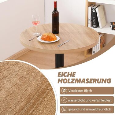 Кухонний стіл Mingone 80x80 см з дерев'яною стільницею та металевими ніжками. Квадратний стіл з колекції для вітальні, балкону або їдальні. З колекції Mingone, колір дуб.