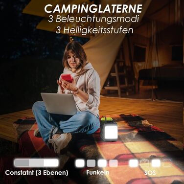 Портативна електростанція MARBERO M82 88Wh: Сонячний генератор з LED ліхтариком, 230V AC, 120W, для кемпінгу, подорожей, дому та надзвичайних ситуацій