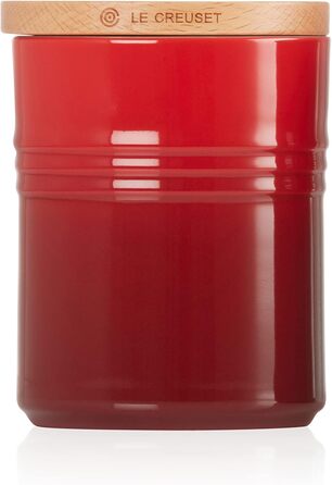 LE CREUSET Контейнер для зберігання з дерева, 540 мл, 10 см, вишневий колір