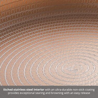 Набір сковорідок MasterPRO GIRO (20+24 см) з антипригарним покриттям ILAG, 3-шарове, індукційне, для духовки, без PFAS/PFOA/PTFE, з нержавіючою ручкою