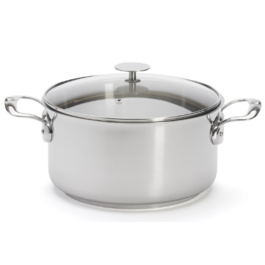 de Buyer Milady 5.4L Stainless Steel Stockpot with Lid (3427.24), 24
