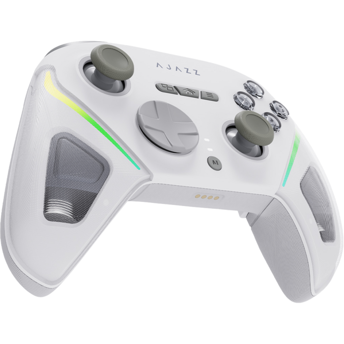 Бездротовий геймпад з док-станцією Ajazz GP100 Set White (GP100S-W)