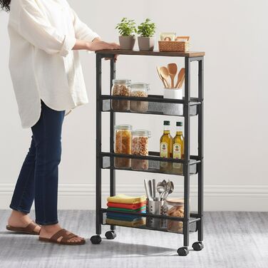 Органайзер Relaxdays для ванної кімнати з 4 ярусами