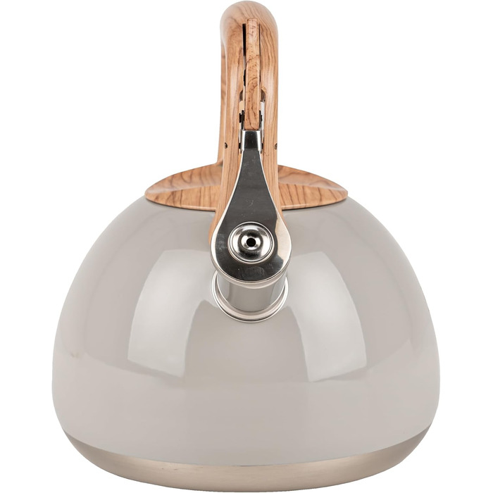 Електричний чайник Karl Hausmann 3L з автоматичним свистком - нержавіюча сталь для індукційних, газових та електричних плит