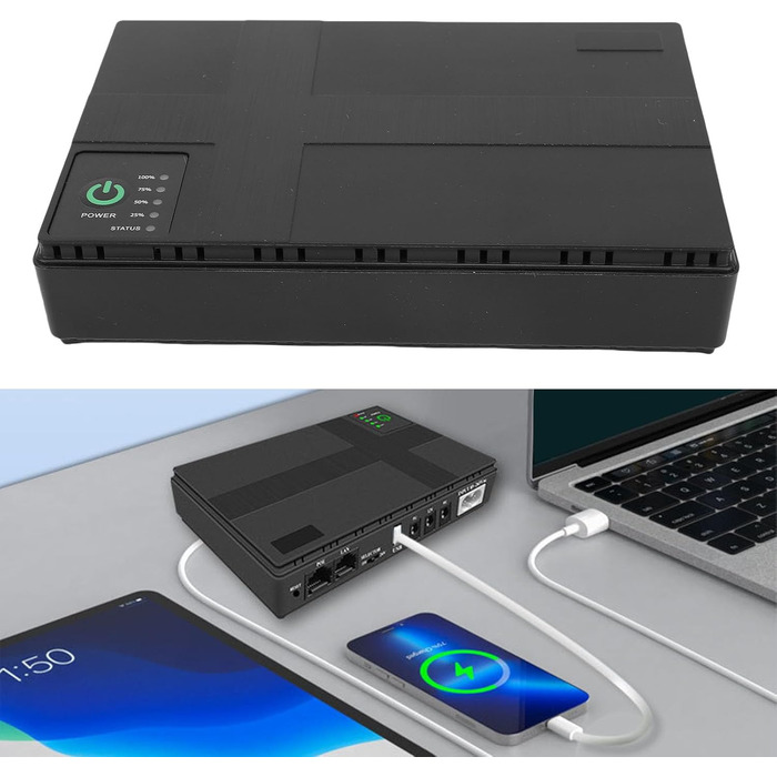 UPS Garosa Mini - Акумуляторний блок живлення 8800 mAh, 18W для роутера, модема, камери, смартфона (EU-штекер)