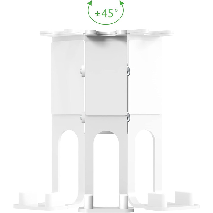 Підставка для SONOS ONE та Play:1 Conecto CC50596-2 (2 шт., білий) з кабелеуправлінням, 71.6 см, до 3 кг
