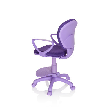 Дитячий стілець / дитячий письмовий стілець KID COLOUR тканина фіолетовий hjh OFFICE