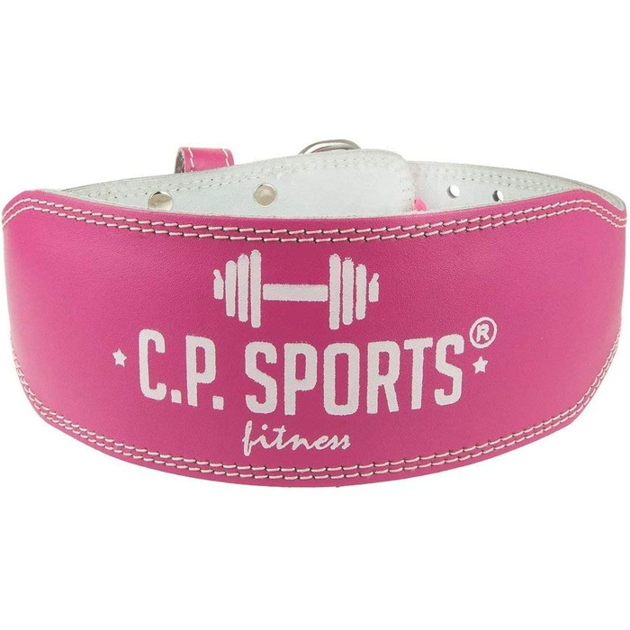 Жіночий шкіряний пояс CP Sports Lady PINK-жіночий, жіночий пояс для важкої атлетики-підтримуючий пояс L 84-99 см