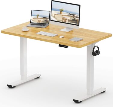 Стол для роботи FlexiSpot: електричний, регулювання висоти, 120x60 см, пам'ять налаштувань, для дому та офісу