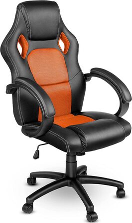 Офісне крісло TRESKO Racing Executive Chair, 14 кольорів, м'які підлокітники, кулісний механізм, протестовано SGS