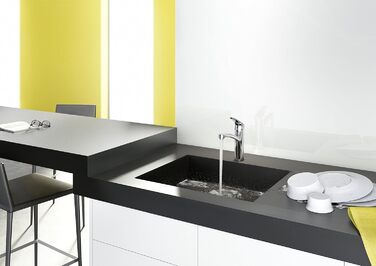 Змішувач для кухні hansgrohe Focus M41, поворотний на 360, хром, висота виливу 160 мм, без шлангової коробки