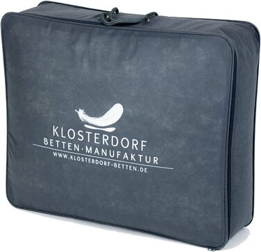 Ковдра зимова Klosterdorf Premium ''Propper deluxe' 155x220 см 2800г Гусячий пух/Пір'я Ручна робота