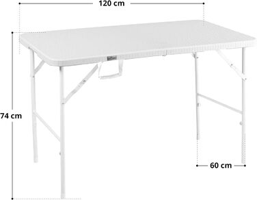Кемпінговий стіл Пивний намет Набір місць для сидіння Груповий пластик (Кемпінговий стіл 120 см білий)