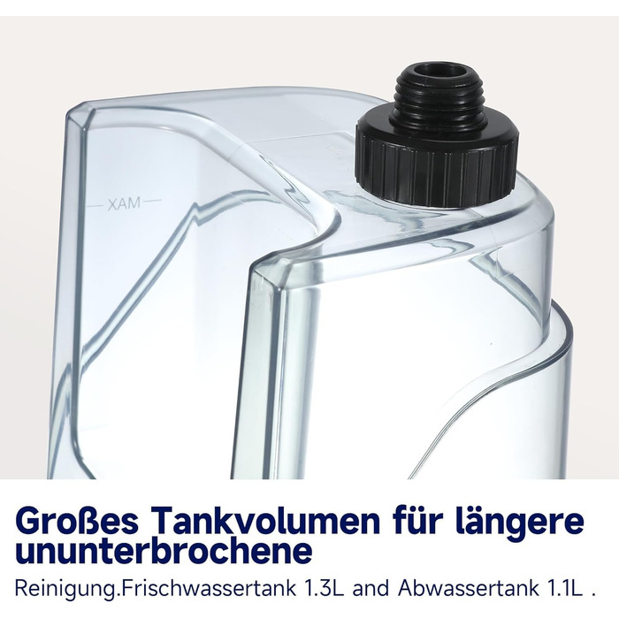 WECLEAN C3: Пилосос для миття підлоги 600W, 18kPa, для килимів, диванів, вікон, дзеркал, автомобілів (чорний/рожевий)