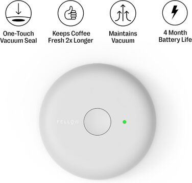 Fellow Atmos: Герметичний контейнер для кави та продуктів харчування – 0,7 л, матовий чорний