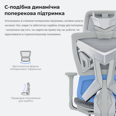 Крісло ігрове Anda Seat X-Air Mega Size XL Mesh Gray