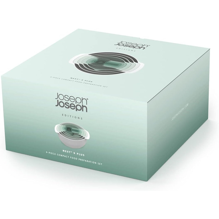 Joseph Joseph Nest 9 Plus: 9-Piece Кухонний Набір, Салатовий Колір, Пластик