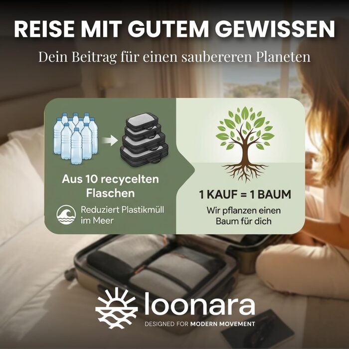 Набір компресійних органайзерів для одягу в подорожі Packing Cubes, 3 предмети (Desert Whisper - Бежевий) — аксесуари для валізи, рюкзака та кемпінгу