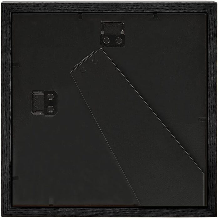 Коробка Рамка для фотографій Рамка для фотографій Рамка для плаката Рамка для фотоплаката Рамка для настінного столу 23x23 см для картини 13x13 см (3x/23 x 23 см, чорна), 5 шт., 3D