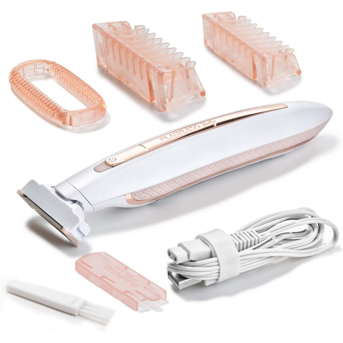 Тример для епілятора Genius Flawless Shaver - з Light & Electric (8 шт. Подвійний комплект, працює від батарейок)