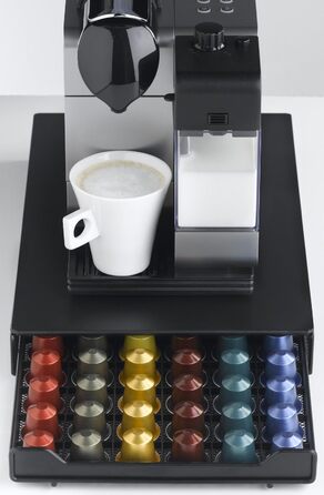 Тримач для капсул кави, ящик для зберігання Nespresso, місткість 60 шт, червоний, однотонний (Getaway Solids)