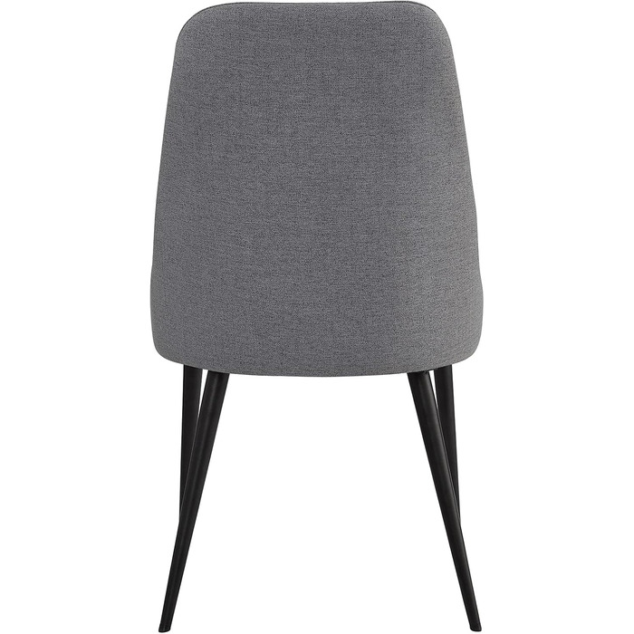 Набір кухонних стільців Ball & Cast (2 шт.), сірий колір, сучасний дизайн, металеві ніжки