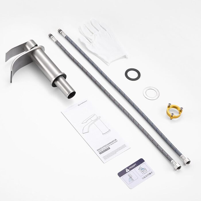 Змішувач для ванної CECIPA, нержавіюча сталь, висота виливу 86 мм, для ванної кімнати