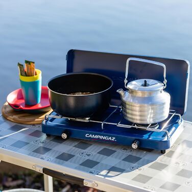 Газовий набір Campingaz Base Camp Lid з двома конфорками - для кемпінгу та фестивалів