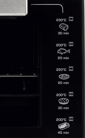 Міні-піч Brandt FC405MS, 21 л, сіра, 5 режимів, компактна, 2100 Вт, для дому