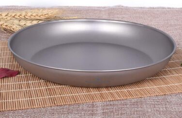 Тарілка для кемпінгу iBasingo Titan Teller 18.5 см: міцна, легка, для пікніка та приготування їжі