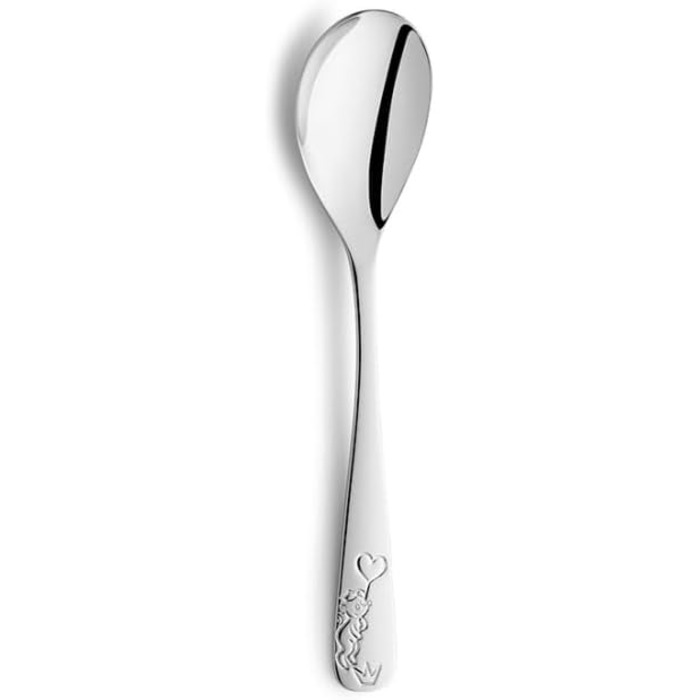 Набір дитячого столового прибору Kinderbesteck Set 4-teilig з мотивом - персоналізований дитячий столовий прилад з гравіюванням імені на ніж, виделку, ложку та чайну ложку – індивідуальний подарунок на народження, хрещення, день народження (Казка)